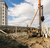 Ход строительства дома 2.1, 2.2 в ЖК Новобережье -