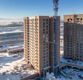 Ход строительства дома № 1, 1 этап в ЖК Калина Долина -