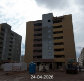 Ход строительства дома 25 в ЖК Цветы Башкирии -