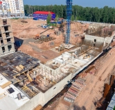 Ход строительства дома 5/1, 2 этап в ЖК Вита-парк -
