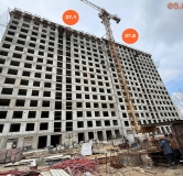 Ход строительства дома 37 в ЖК Авиатор (Авиатоr) -
