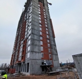 Ход строительства дома 7.1 в ЖК Уральский -