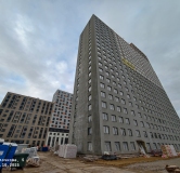 Ход строительства дома 5, секция 4.1, 4.2 в ЖК Красное Яблоко -