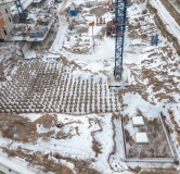 Ход строительства дома 2, корпус 4, 2 этап в ЖК Чижи -