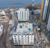 Ход строительства дома 7, строение 1 в ЖК КБС Берег -