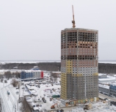 Ход строительства дома 1 в ЖК Шарташ Парк -