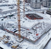 Ход строительства дома 10, корпус 3 в ЖК Остров-сад -