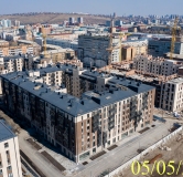 Ход строительства дома 2.1 в ЖК Новоостровский -