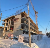 Ход строительства дома 14 в Клубный дом О4 -