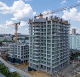 Ход строительства дома 3,4 в ЖК Лето на Титова -