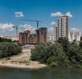 Ход строительства дома 3, секция 1-4 в ЖК Беринг -
