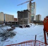 Ход строительства дома 1 в ЖК Pegas -