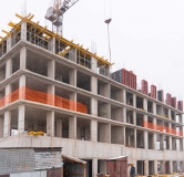 Ход строительства дома литер 1 в ЖК Белый Остров -