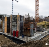 Ход строительства дома 1 в ЖК Никс Про на Лесопарковой -
