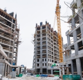 Ход строительства дома 1 в ЖК Оригана -