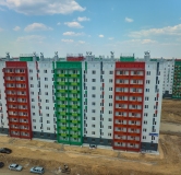 Ход строительства дома 20А в ЖК Вишневая Горка -