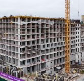 Ход строительства дома № 42, корпус 1 в ЖК Страна.Прибрежная -