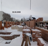 Ход строительства дома 2 в ЖК По пр. Чулман -