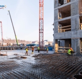 Ход строительства дома 2 в ЖК Оригана -