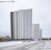 Ход строительства дома корпус 2.3 в ЖК Октябрьская Набережная -