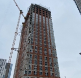 Ход строительства дома 4 в ЖК Северный -