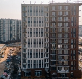 Ход строительства дома 6 в ЖК Респект -