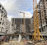 Ход строительства дома 2 в ЖК Фермаполис -