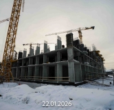 Ход строительства дома 1826 (ГП-76) в ЖК Беринг -