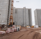 Ход строительства дома 1.3.1, секции А,Б,В в ЖК Новая Дема -