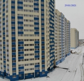 Ход строительства дома № 7, блок-секция 1,2, 12 квартал в Жилой район Волгарь -