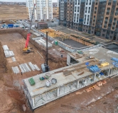 Ход строительства дома 5/1, 2 этап в ЖК Дивные дали -