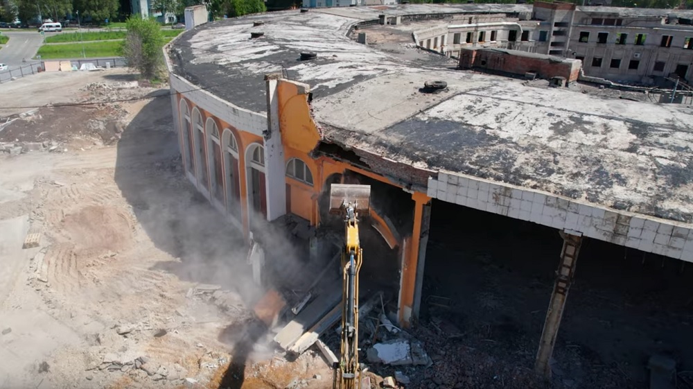 Бомбоубежище обнаружили под снесенным торговым центром «Колизей» в Самаре