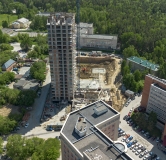 Ход строительства дома секция 1, 1.1, 1.2 в ЖК Пульсар -