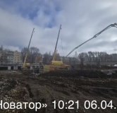 Ход строительства дома 1 в ЖК Новатор -