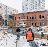 Ход строительства дома 54в в ЖК По ул. Куйбышева -