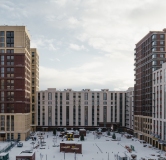 Ход строительства дома 19/1 в ЖК 19/56. Кварталы Телецентра -