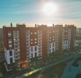 Ход строительства дома 49а в ЖК Вишневая Горка -