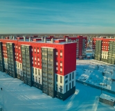 Ход строительства дома 49а в ЖК Вишневая Горка -