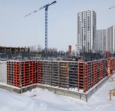 Ход строительства дома 10, корпус 2 в ЖК Остров-сад -
