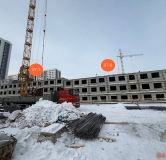 Ход строительства дома 27 в ЖК Авиатоr -