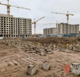 Ход строительства дома 1 этап, Корпус Е в ЖК Квартал Заречье -