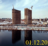 Ход строительства дома № 5.2 в ЖК Новоостровский -