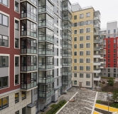 Ход строительства дома 16Б, секции К41-К46, 4 этап в ЖК Skandi Klubb -