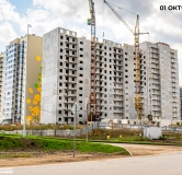 Ход строительства дома 6 в ЖК Медовый -